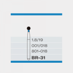 BR-31 – Dental-Diamantbohrer