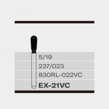 EX-21VC – Dental-Diamantbohrer
