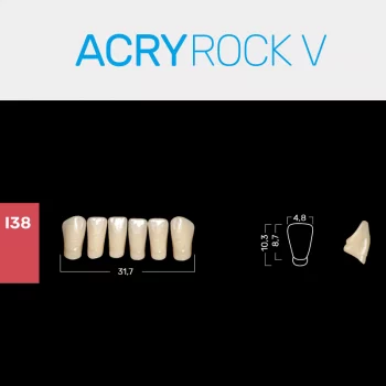 RUTHINIUM ACRY ROCK V I38 ACRYLZÄHNE