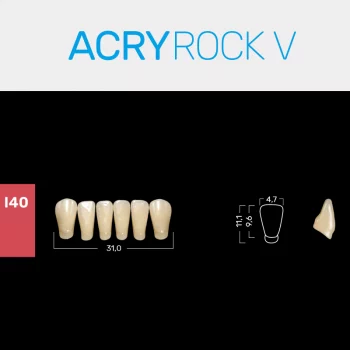 RUTHINIUM ACRY ROCK V I40 ACRYLZÄHNE