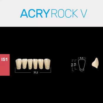 RUTHINIUM ACRY ROCK V I51 ACRYLZÄHNE