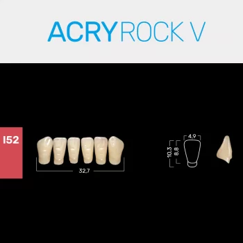 RUTHINIUM ACRY ROCK V I52 ACRYLZÄHNE