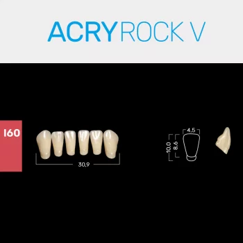 RUTHINIUM ACRY ROCK V I60 ACRYLZÄHNE