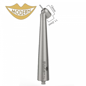 NSK® kompatible Dental Turbine – MODERN M45 mit Glasfaserlicht, 45°-Kopf, Titan