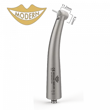NSK® kompatible Dental Turbine – MODERN M4 mit Glasfaserlicht, Titan