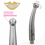 NSK® kompatible Dental Turbine – MODERN M2 mit LED-Generator, Edelstahl