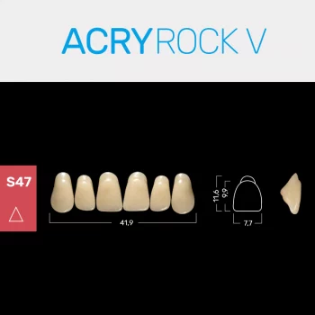RUTHINIUM ACRY ROCK V S47 ACRYLZÄHNE