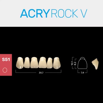 RUTHINIUM ACRY ROCK V S51 ACRYLZÄHNE