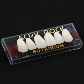 RUTHINIUM ACRY ROCK V - Oberkiefer Frontzähne, 6 Stück