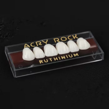 RUTHINIUM ACRY ROCK V – Unterkiefer Frontzähne , 6 Stück