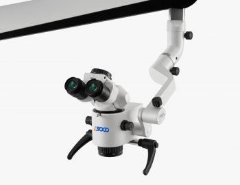 SOCO SCM600UL Dentalmikroskop – Detailansicht Kopf mit Binokulartubus