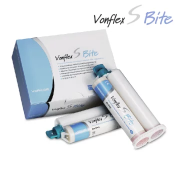 Vericom Vonflex S Bite Bissregistrat A-Silikon – 2 x 50 ml Kartuschen inkl. Mischkanülen