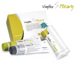 Vericom Vonflex S Heavy A-Silikon Abformmaterial – Heavy Body, 2 x 50 ml Kartuschen inkl. Mischkanülen