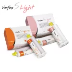 Vericom Vonflex S Light A-Silikon Abformmaterial – Light Body, 2 x 50 ml Kartuschen inkl. Mischkanülen