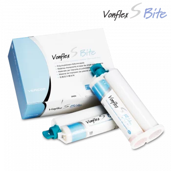 Vericom Vonflex S Bite Bissregistrat A-Silikon – 2 x 50 ml Kartuschen inkl. Mischkanülen