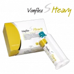 Vericom Vonflex S Heavy A-Silikon Abformmaterial – Heavy Body, 2 x 50 ml Kartuschen inkl. Mischkanülen