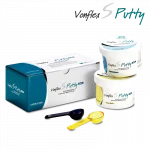 Vericom Vonflex S Putty Abformmaterial (A-Silikon) – Präzisionsabformung, 2 x 280 ml Basis & 2 x 280 ml Katalysator