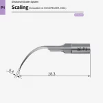 VRN P1 Ultraschall‑Scaler Spitze – Subgingival, kompatibel mit Woodpecker® & EMS®