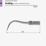 VRN P4 Ultraschall‑Scaler Spitze – Parodontal, flach subgingival, kompatibel mit Woodpecker® & EMS®