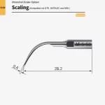 VRN S‑G2 Ultraschall-Scaler Spitze – Stark supragingival, kompatibel mit DTE®, Satelec®, NSK®
