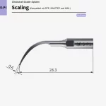VRN S‑P1 Ultraschall‑Scaler Spitze – Subgingival, parodontal, kompatibel mit DTE®, Satelec® & NSK®